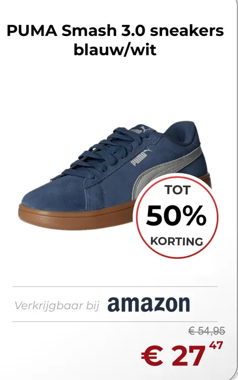 Aanbieding: PUMA Smash 3.0 sneakers