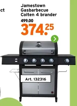 Aanbieding: Jamstown Gasbarbecue Colten 4 brander
