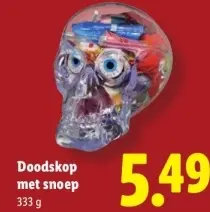 Aanbieding: Doodskop met snoep