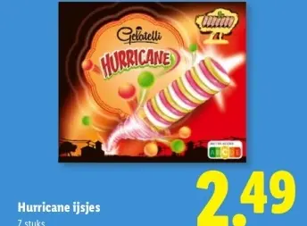 Aanbieding: Hurricane ijsjes