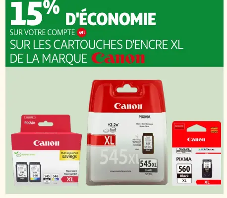 Promotie: Cartouches d'encre XL