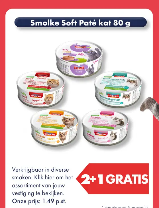 Aanbieding: Smolke Soft Paté kat