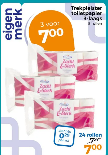 Aanbieding: Trekpleister toiletpapier
