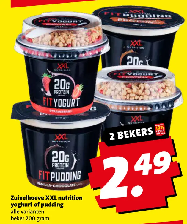 Aanbieding: Zuivelhoeve XXL nutrition yoghurt of pudding