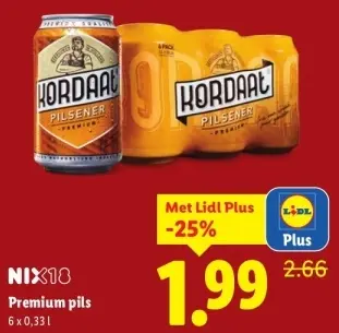 Aanbieding: Kordaat premium pils