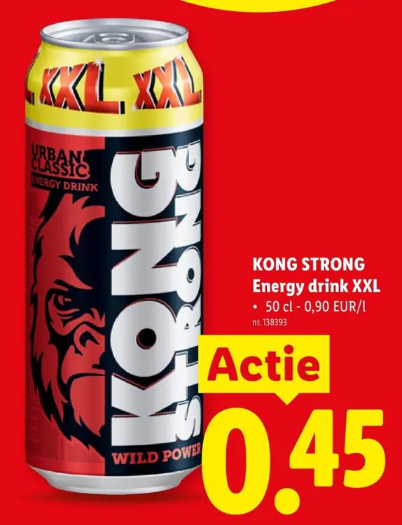 Promotie: Energy drink XXL
