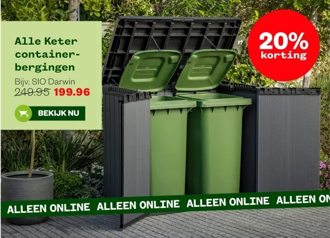 Aanbieding: Alle containerbergingen