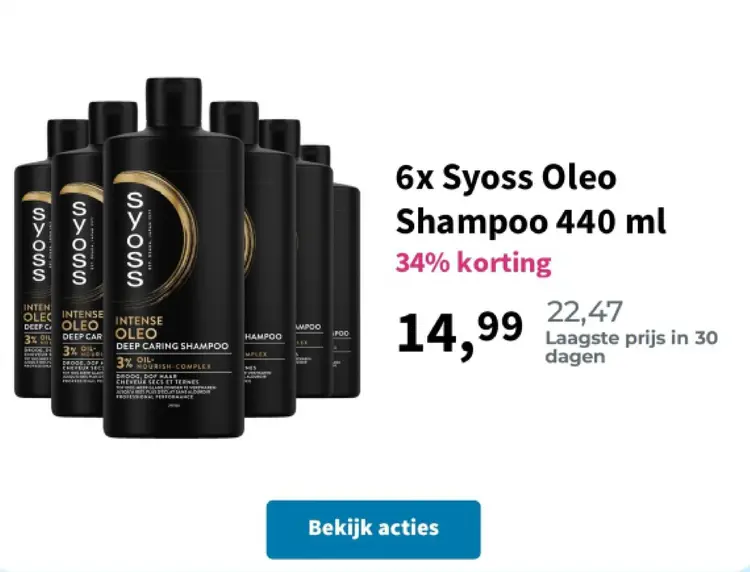 Aanbieding: Syoss Oleo Shampoo