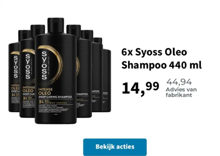 Aanbieding: Syoss Oleo Shampoo