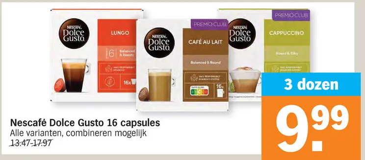 Promotie: Dolce Gusto 16 capsules