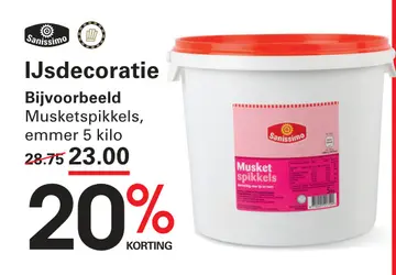 Aanbieding: IJsdecoratie Musketspikkels
