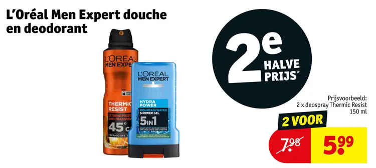 Promotie: Men Expert douche en deodorant