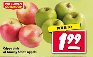 Aanbieding: Cripps pink of Granny Smith appels