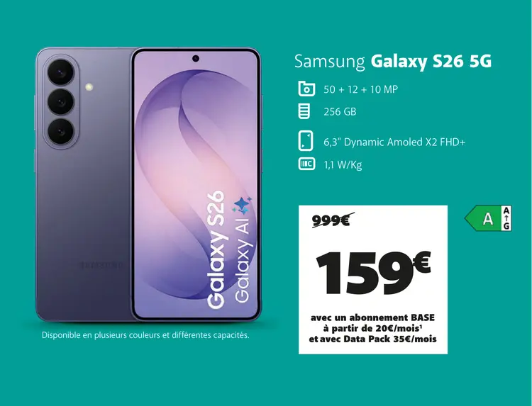 Offre: Galaxy S26 5G