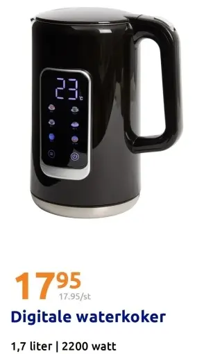Aanbieding: Digitale waterkoker
