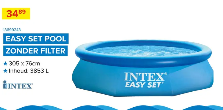 Promotie: Intex Zwembad Easy set pool - Met Filterpomp - Ø244x61cm - Rond