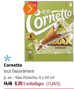 Offre: Cornetto MAX