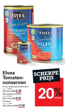 Aanbieding: Elvea Tomatenconserven