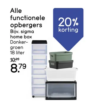 Aanbieding: Alle functionele opbergers