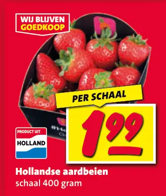 Aanbieding: Hollandse aardbeien