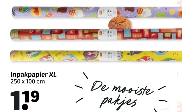 Aanbieding: Inpakpapier XL