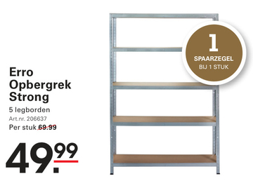 Aanbieding: Erro Opbergrek Strong