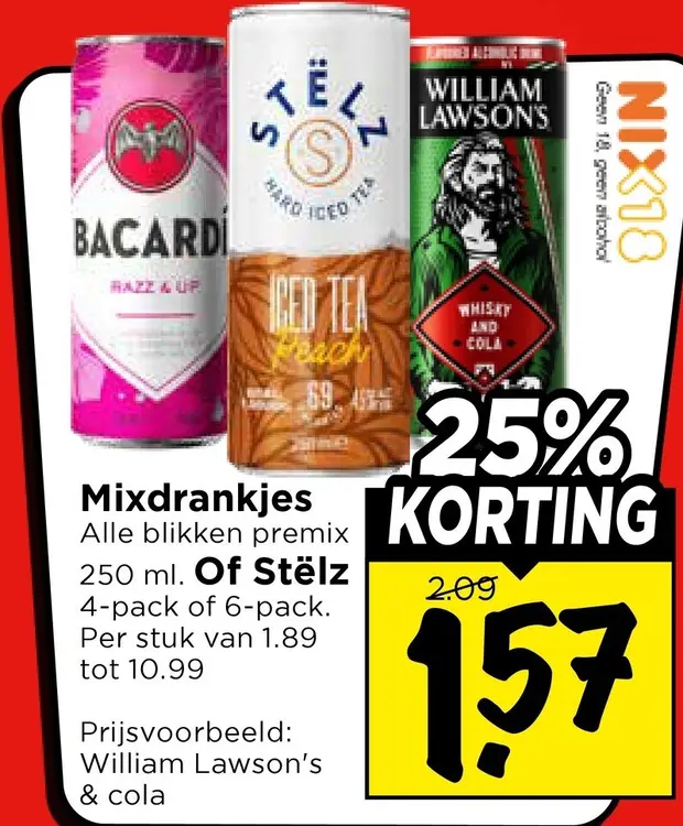 Aanbieding: Mixdrankjes