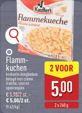 Aanbieding: Flammkuchen