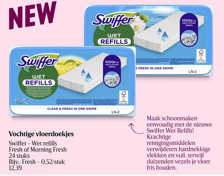 Promotie: Vochtige vloerdoekjes