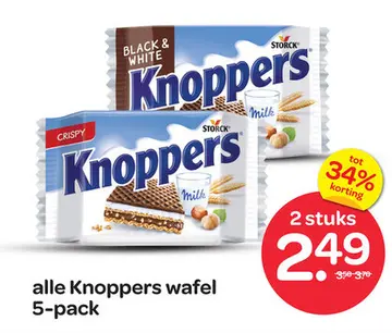 Aanbieding: Knoppers wafel