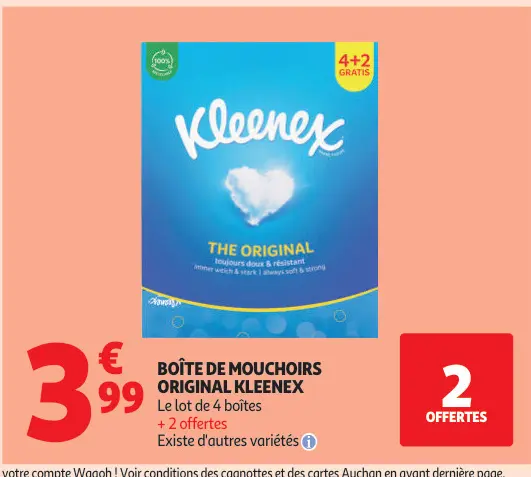 Offre: Boîte de mouchoirs original