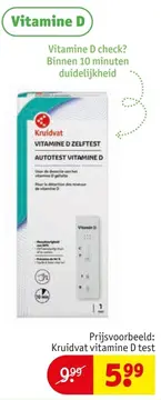 Aanbieding: Kruidvat VITAMINE D ZELFTEST
