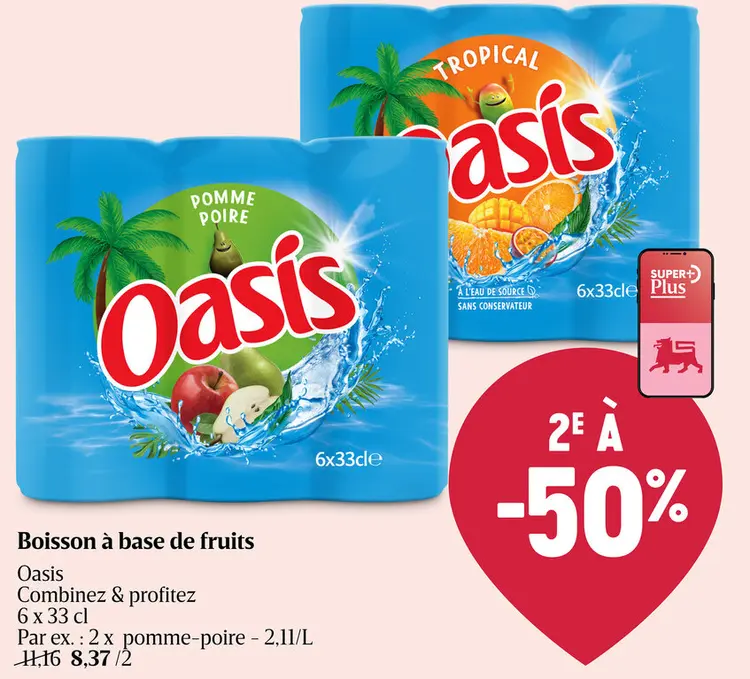 Offre: Boisson à base de fruits