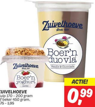 Aanbieding: ZUIVELHOEVE Boer'n yoghurt