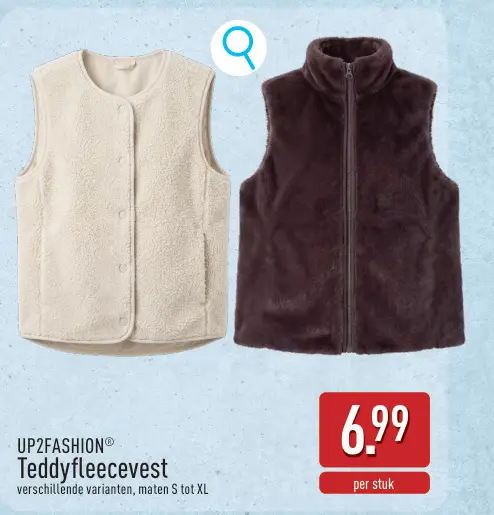 Promotie: Teddyfleecevest