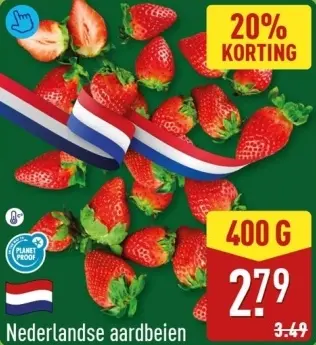 Aanbieding: Nederlandse aardbeien