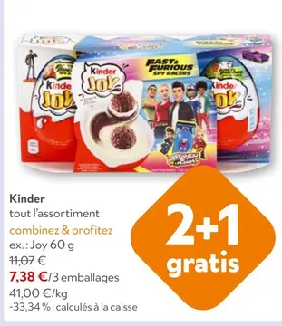 Offre: Kinder