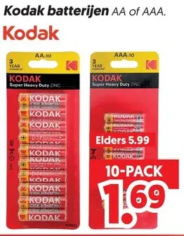 Aanbieding: Batterijen AA of AAA