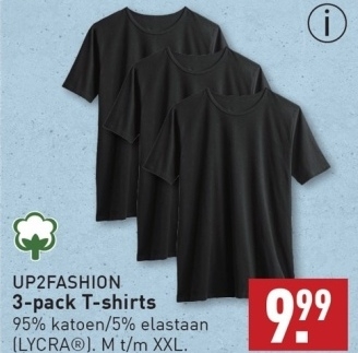 Aanbieding: 3-pack T-shirts