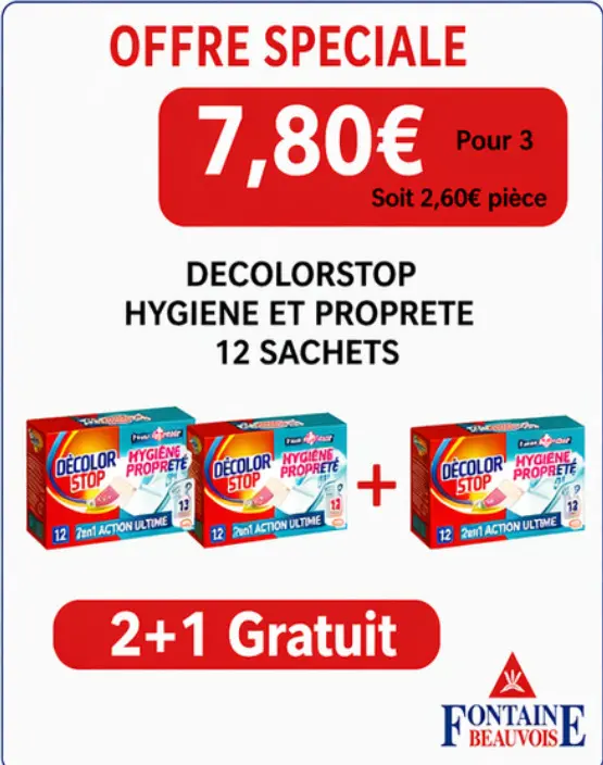 Offre: Decolorstop hygiene et proprete