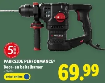 Promotie: Boor- en beitelhamer