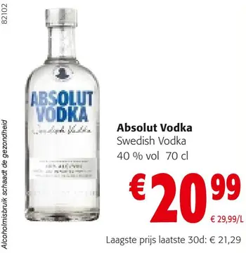 Aanbieding: Absolut Vodka