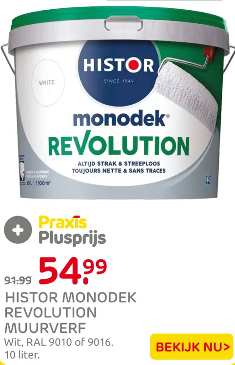 Aanbieding: Monodek Revolution Muurverf