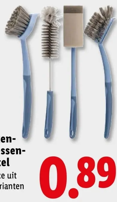 Promotie: Keuken- of flessenborstel