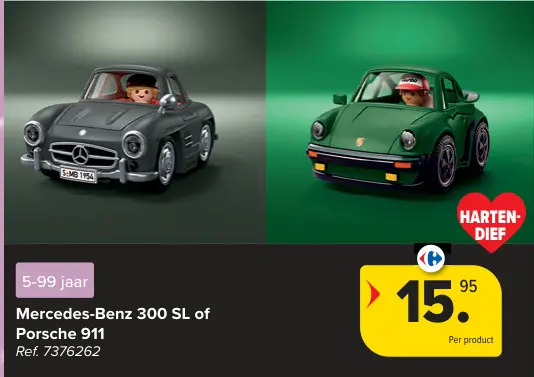 Promotie: Mercedes-Benz 300 SL of Porsche 911