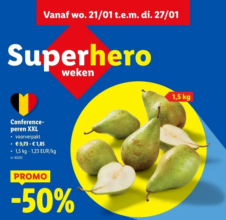Promotie: Conference-peren XXL