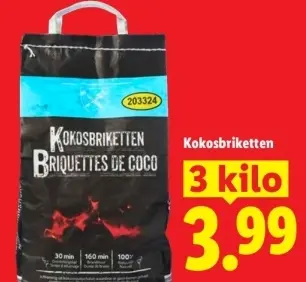 Aanbieding: Kokosbriketten