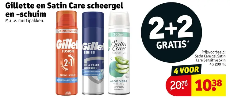 Aanbieding: Scheergel en -schuim