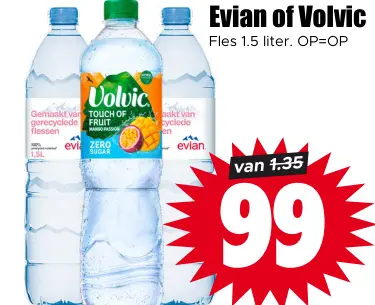 Aanbieding: Evian of Volvic