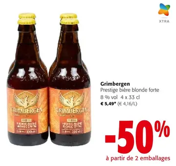 Offre: Prestige bière blonde forte